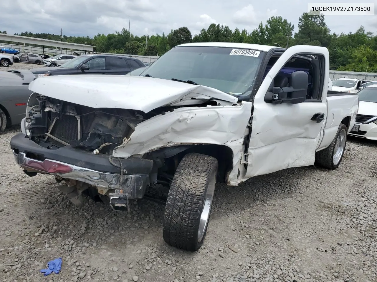 2007 Chevrolet Silverado K1500 Classic VIN: 1GCEK19V27Z173500 Lot: 63793894