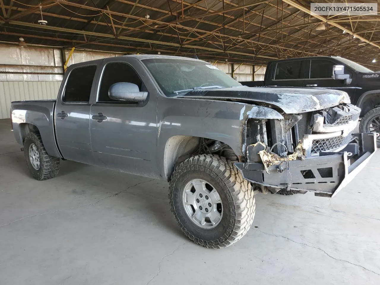 2007 Chevrolet Silverado K1500 Crew Cab VIN: 2GCFK13Y471505534 Lot: 64821524