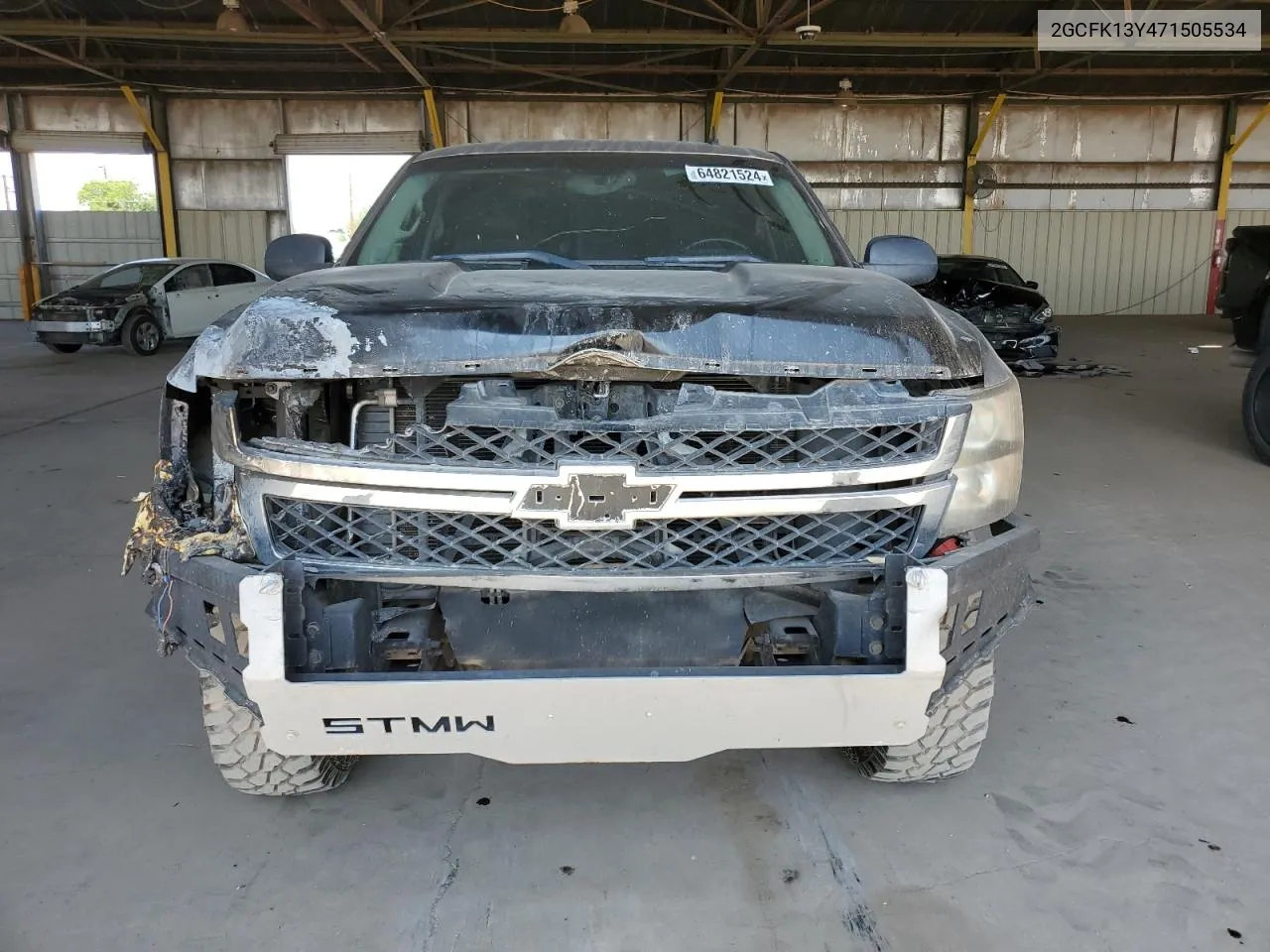 2007 Chevrolet Silverado K1500 Crew Cab VIN: 2GCFK13Y471505534 Lot: 64821524