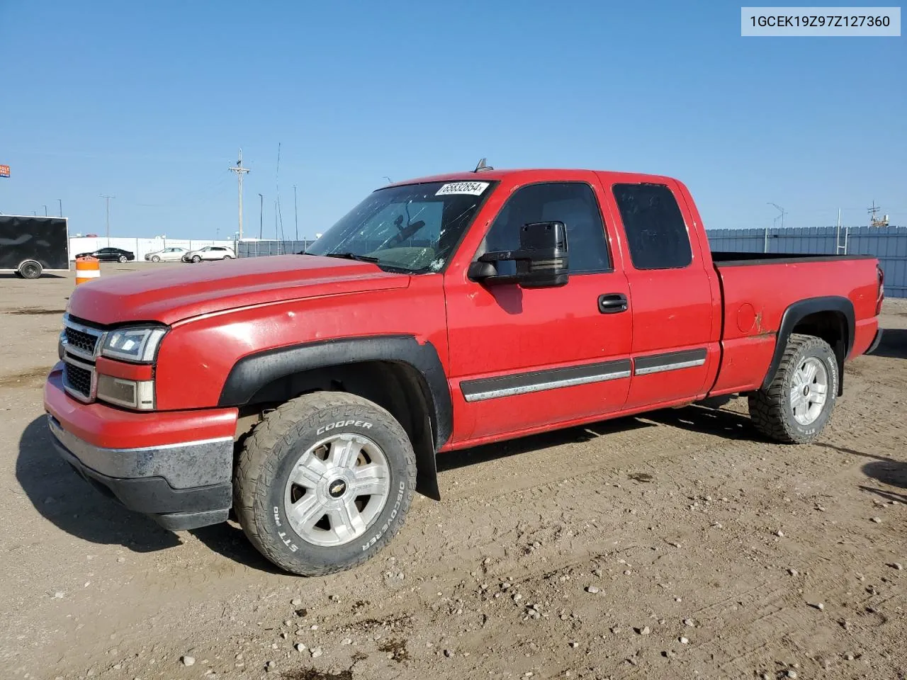 2007 Chevrolet Silverado K1500 Classic VIN: 1GCEK19Z97Z127360 Lot: 65832854