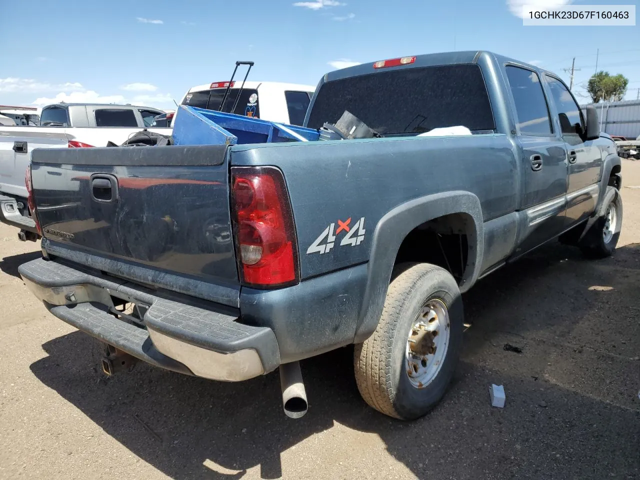 2007 Chevrolet Silverado K2500 Heavy Duty VIN: 1GCHK23D67F160463 Lot: 66485834