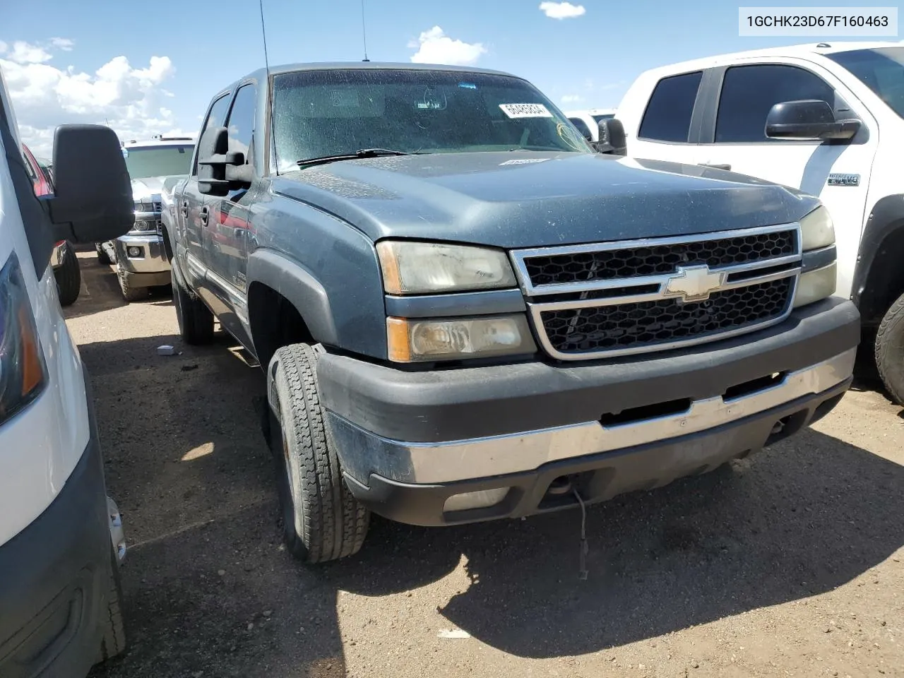 2007 Chevrolet Silverado K2500 Heavy Duty VIN: 1GCHK23D67F160463 Lot: 66485834