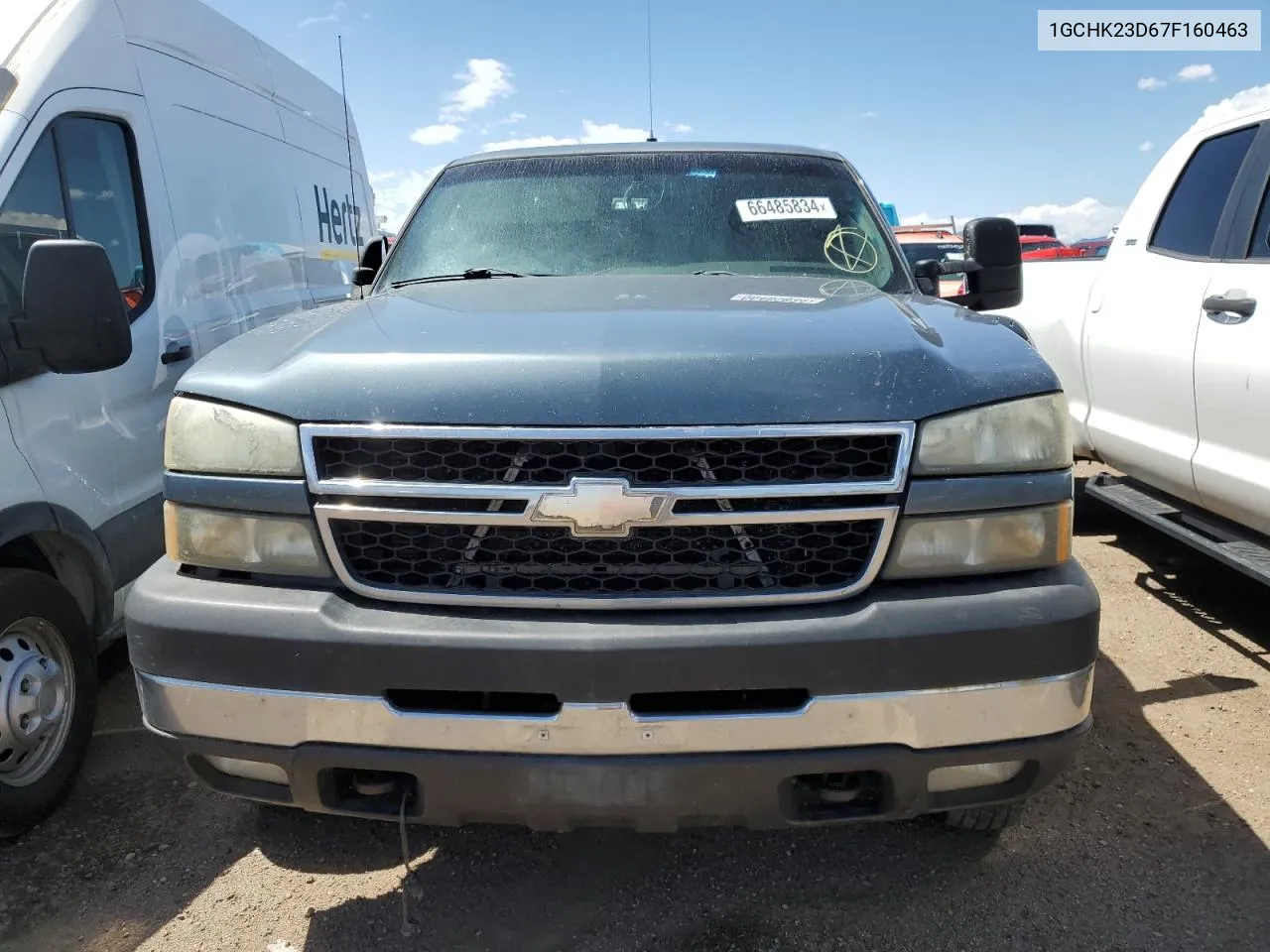 2007 Chevrolet Silverado K2500 Heavy Duty VIN: 1GCHK23D67F160463 Lot: 66485834