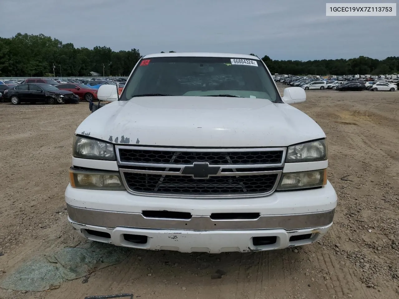 2007 Chevrolet Silverado C1500 Classic VIN: 1GCEC19VX7Z113753 Lot: 66804324