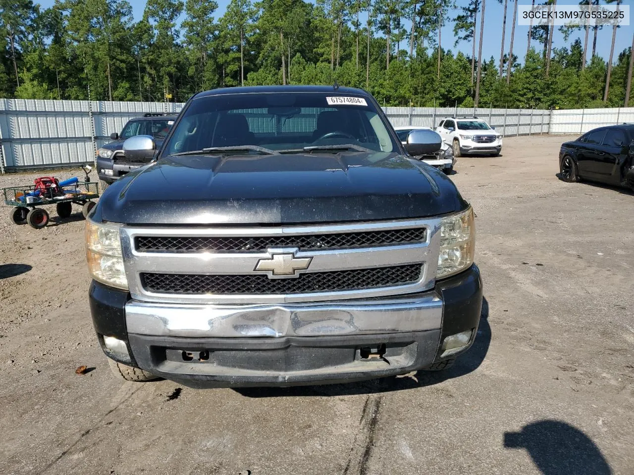 2007 Chevrolet Silverado K1500 Crew Cab VIN: 3GCEK13M97G535225 Lot: 67574804