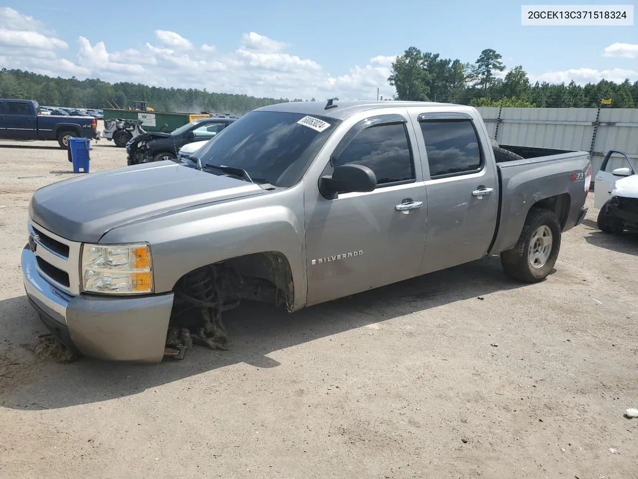 2GCEK13C371518324 2007 Chevrolet Silverado K1500 Crew Cab