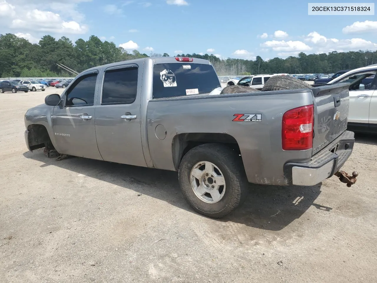 2GCEK13C371518324 2007 Chevrolet Silverado K1500 Crew Cab