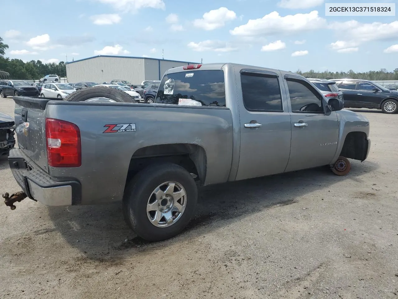 2GCEK13C371518324 2007 Chevrolet Silverado K1500 Crew Cab