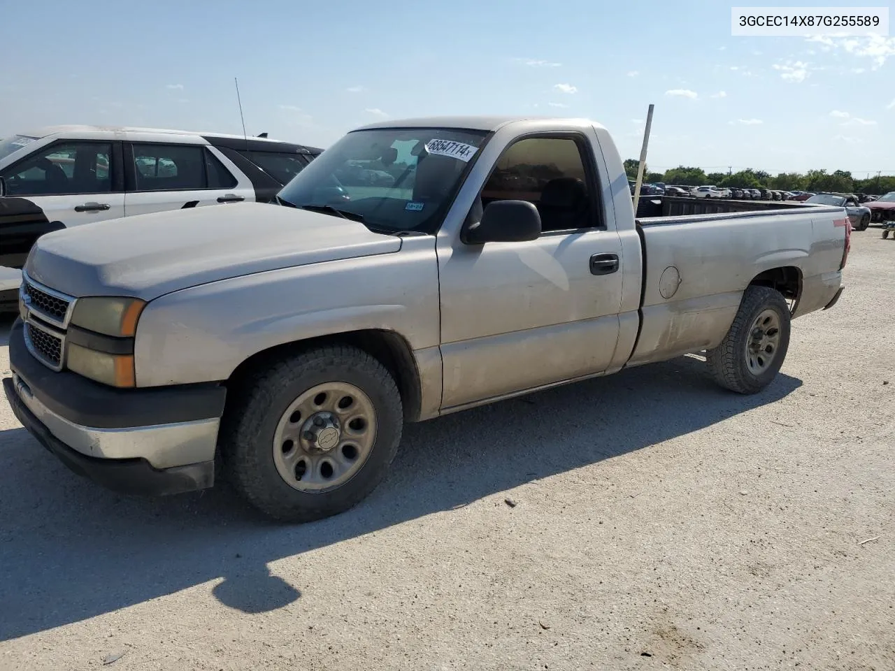 2007 Chevrolet Silverado C1500 Classic VIN: 3GCEC14X87G255589 Lot: 68547114