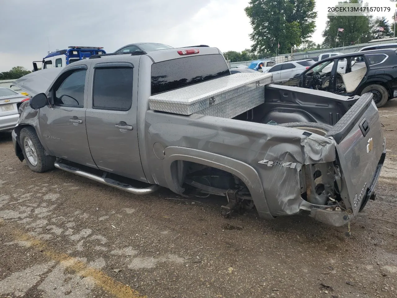 2007 Chevrolet Silverado K1500 Crew Cab VIN: 2GCEK13M471570179 Lot: 68686084