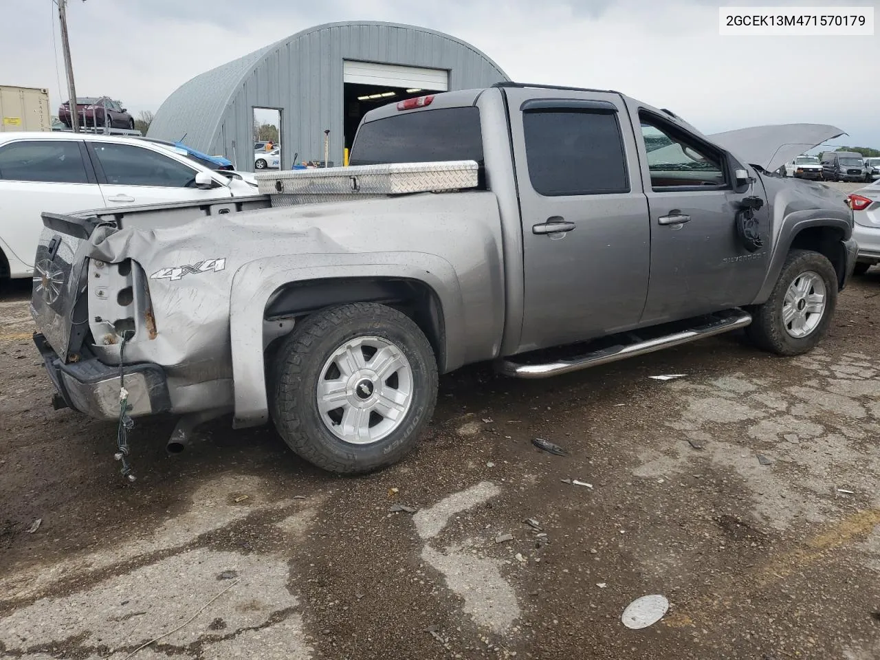 2007 Chevrolet Silverado K1500 Crew Cab VIN: 2GCEK13M471570179 Lot: 68686084