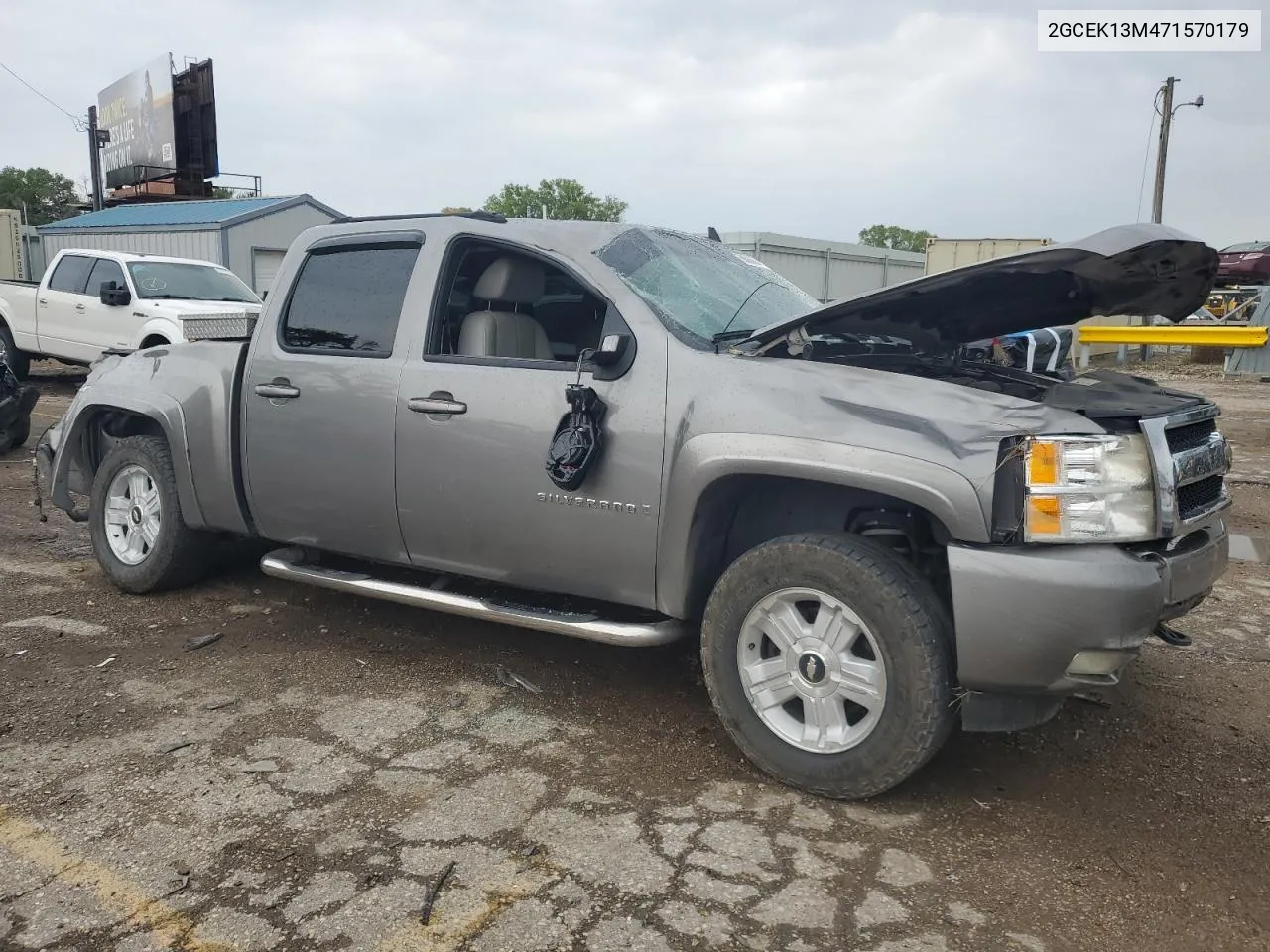 2007 Chevrolet Silverado K1500 Crew Cab VIN: 2GCEK13M471570179 Lot: 68686084