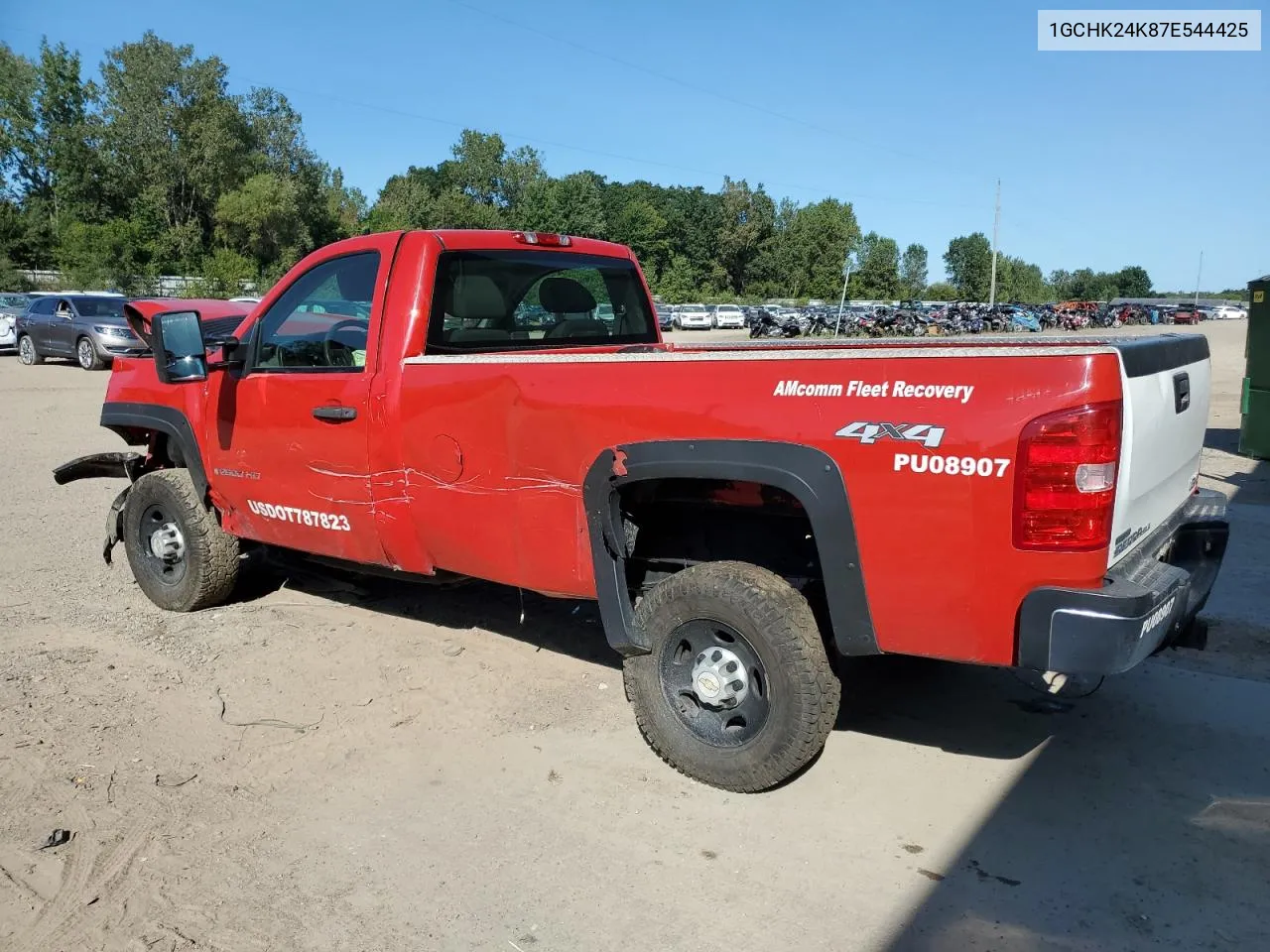 2007 Chevrolet Silverado K2500 Heavy Duty VIN: 1GCHK24K87E544425 Lot: 69481074