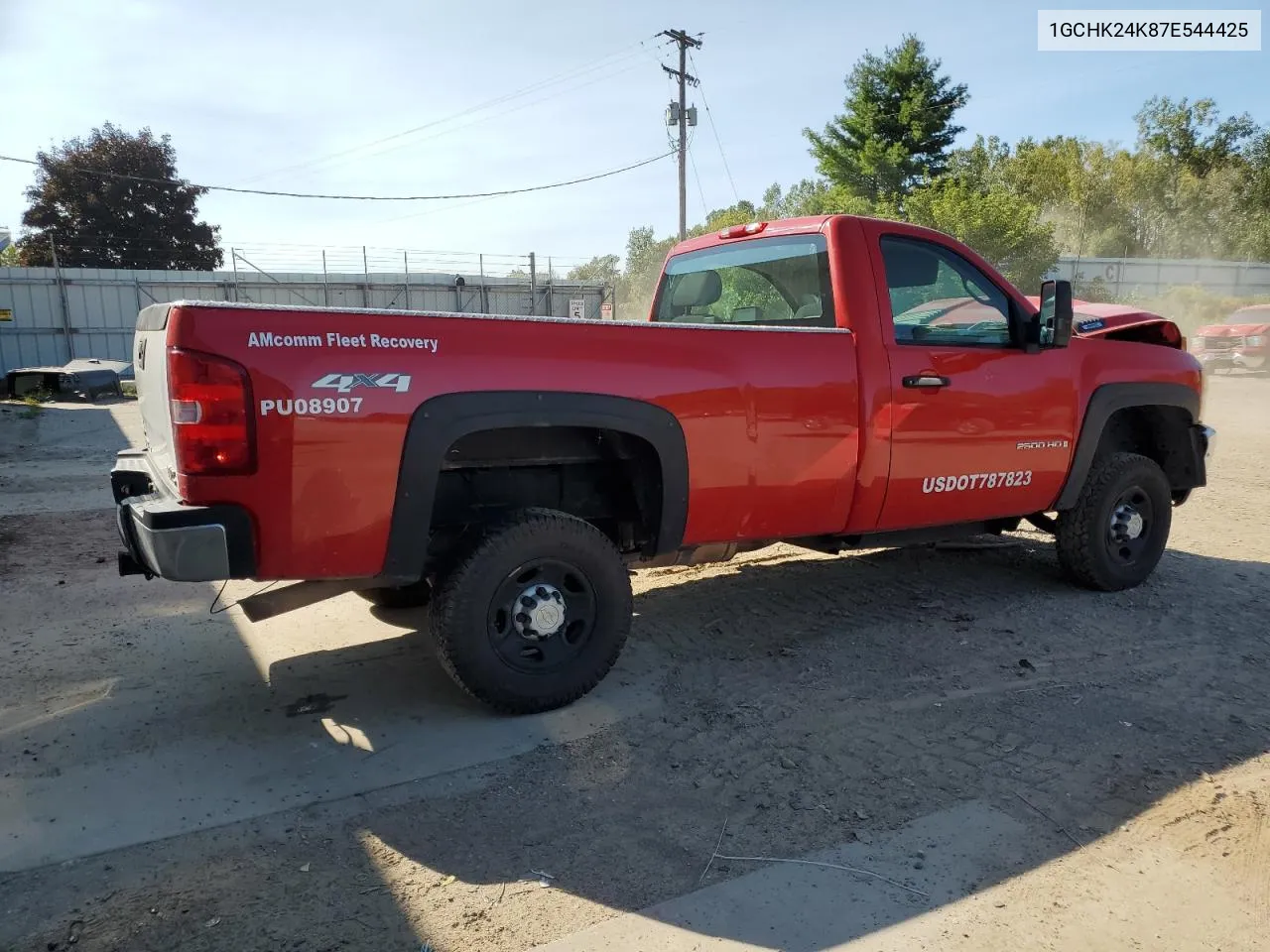 2007 Chevrolet Silverado K2500 Heavy Duty VIN: 1GCHK24K87E544425 Lot: 69481074