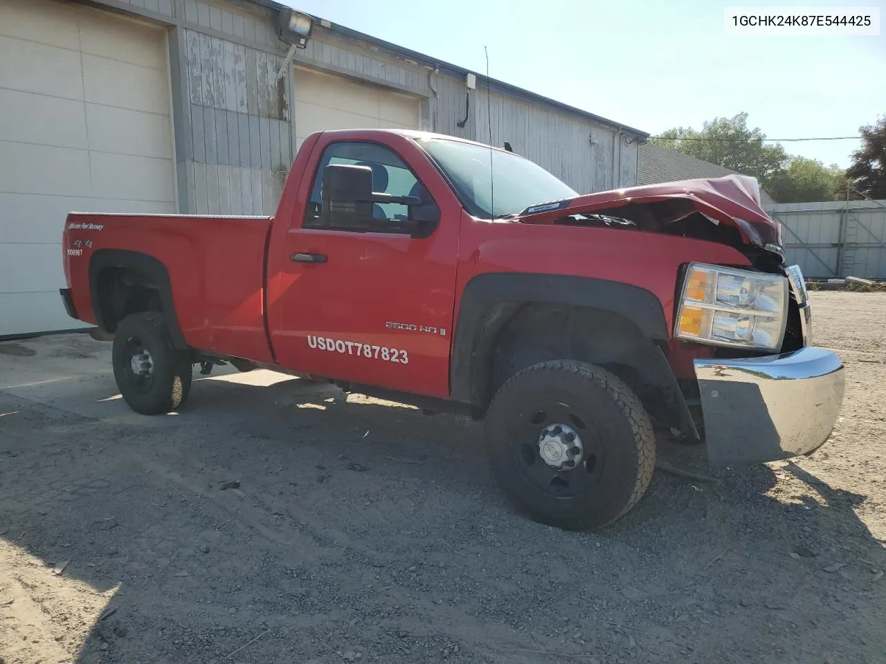 2007 Chevrolet Silverado K2500 Heavy Duty VIN: 1GCHK24K87E544425 Lot: 69481074