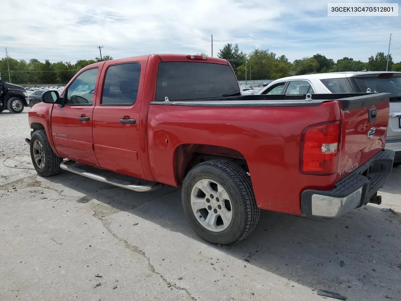 2007 Chevrolet Silverado K1500 Crew Cab VIN: 3GCEK13C47G512801 Lot: 69797214