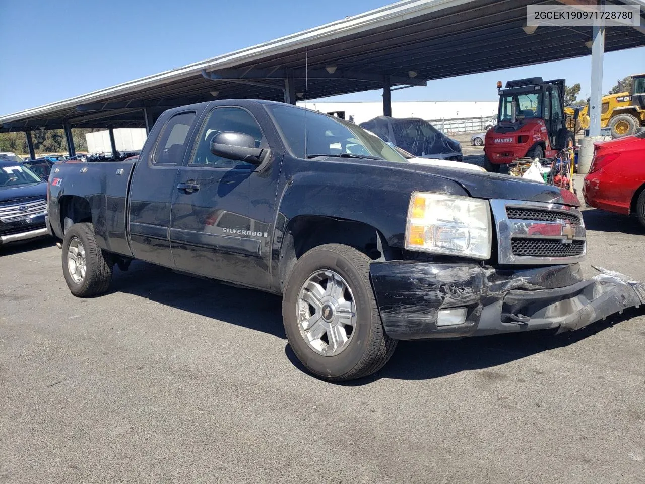 2007 Chevrolet Silverado K1500 VIN: 2GCEK190971728780 Lot: 70059844