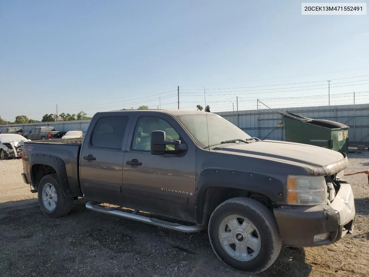 2007 Chevrolet Silverado K1500 Crew Cab VIN: 2GCEK13M471552491 Lot: 70370854