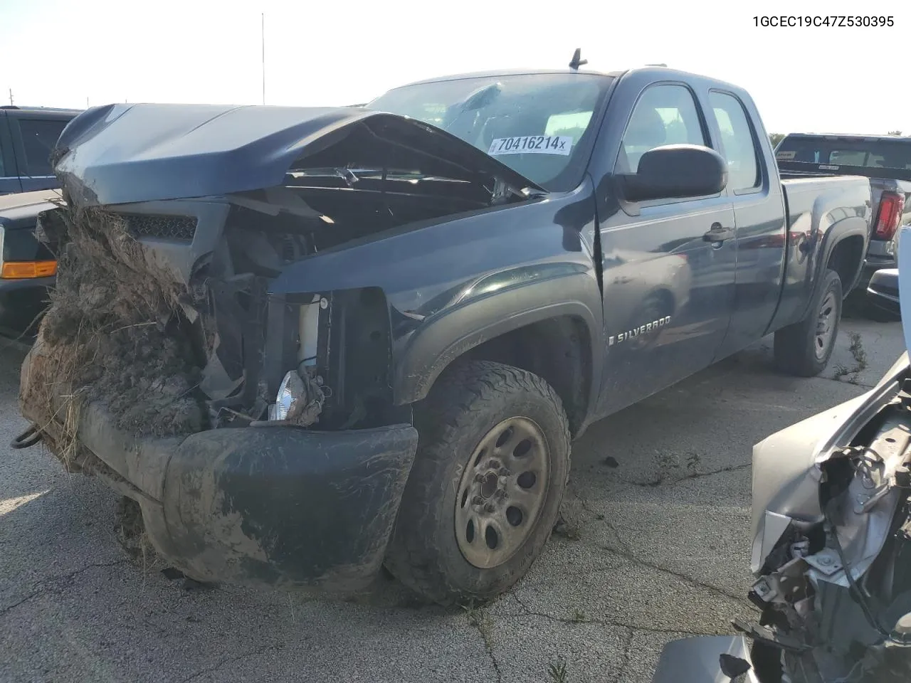 2007 Chevrolet Silverado C1500 VIN: 1GCEC19C47Z530395 Lot: 70416214