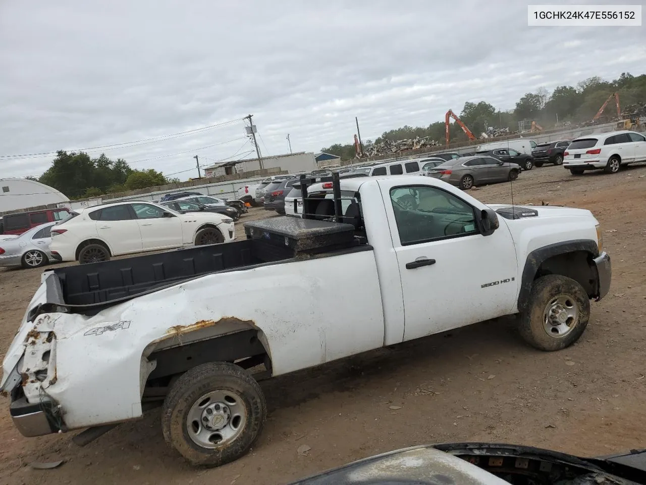 2007 Chevrolet Silverado K2500 Heavy Duty VIN: 1GCHK24K47E556152 Lot: 70444454