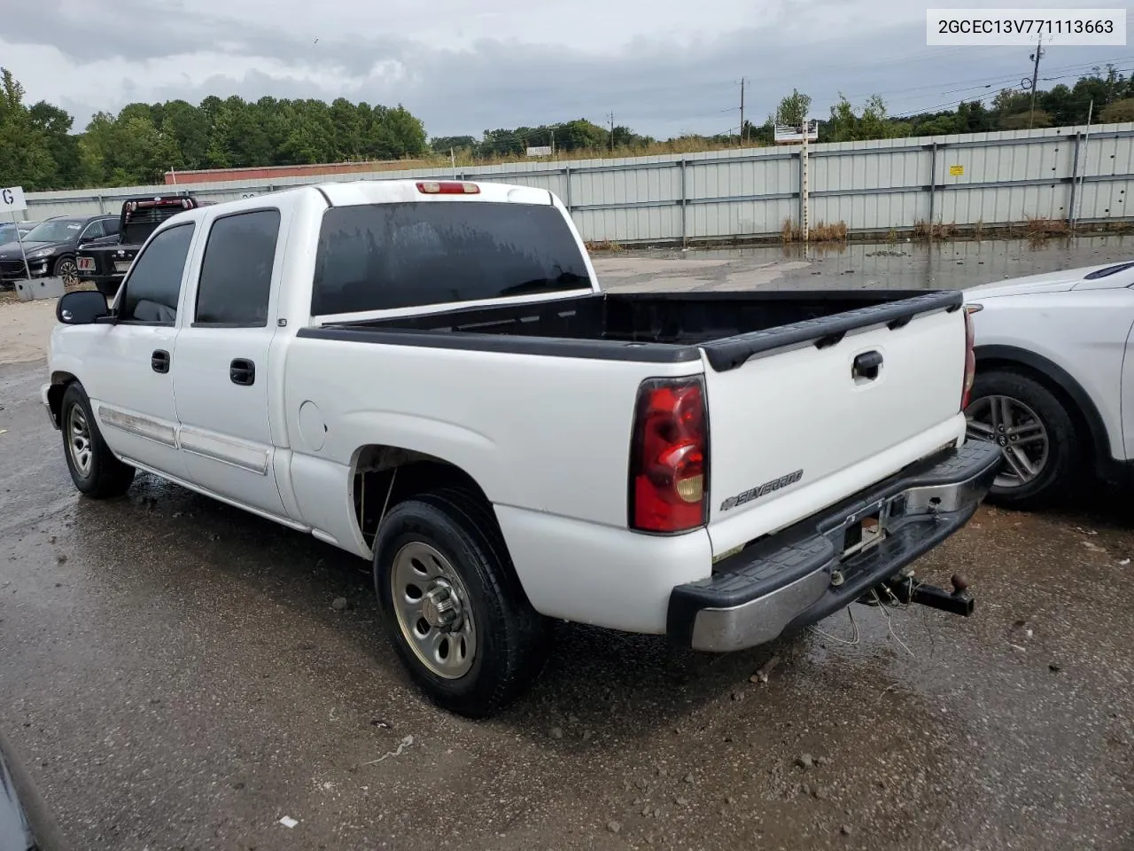 2007 Chevrolet Silverado C1500 Classic Crew Cab VIN: 2GCEC13V771113663 Lot: 70813844