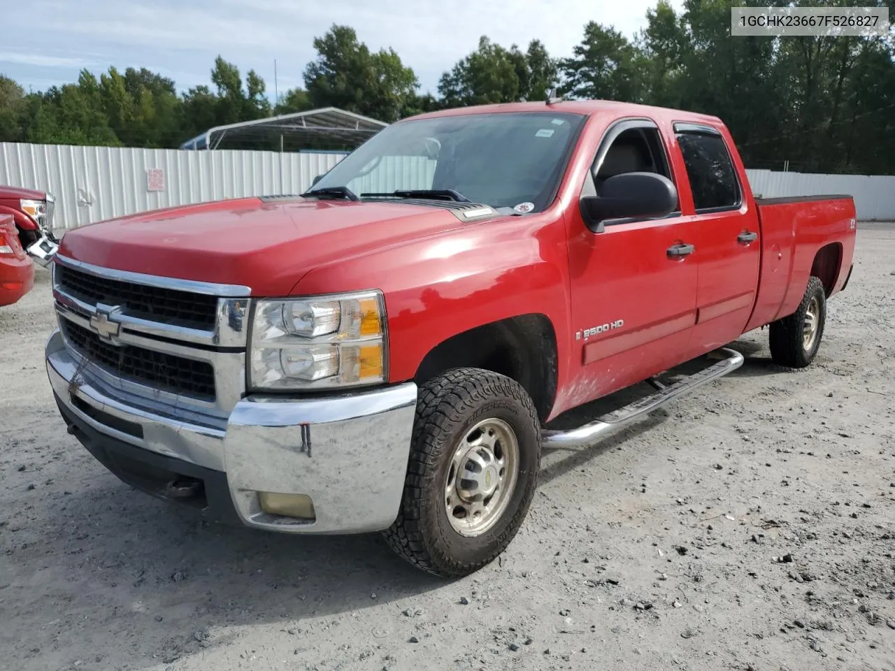 2007 Chevrolet Silverado K2500 Heavy Duty VIN: 1GCHK23667F526827 Lot: 70842224