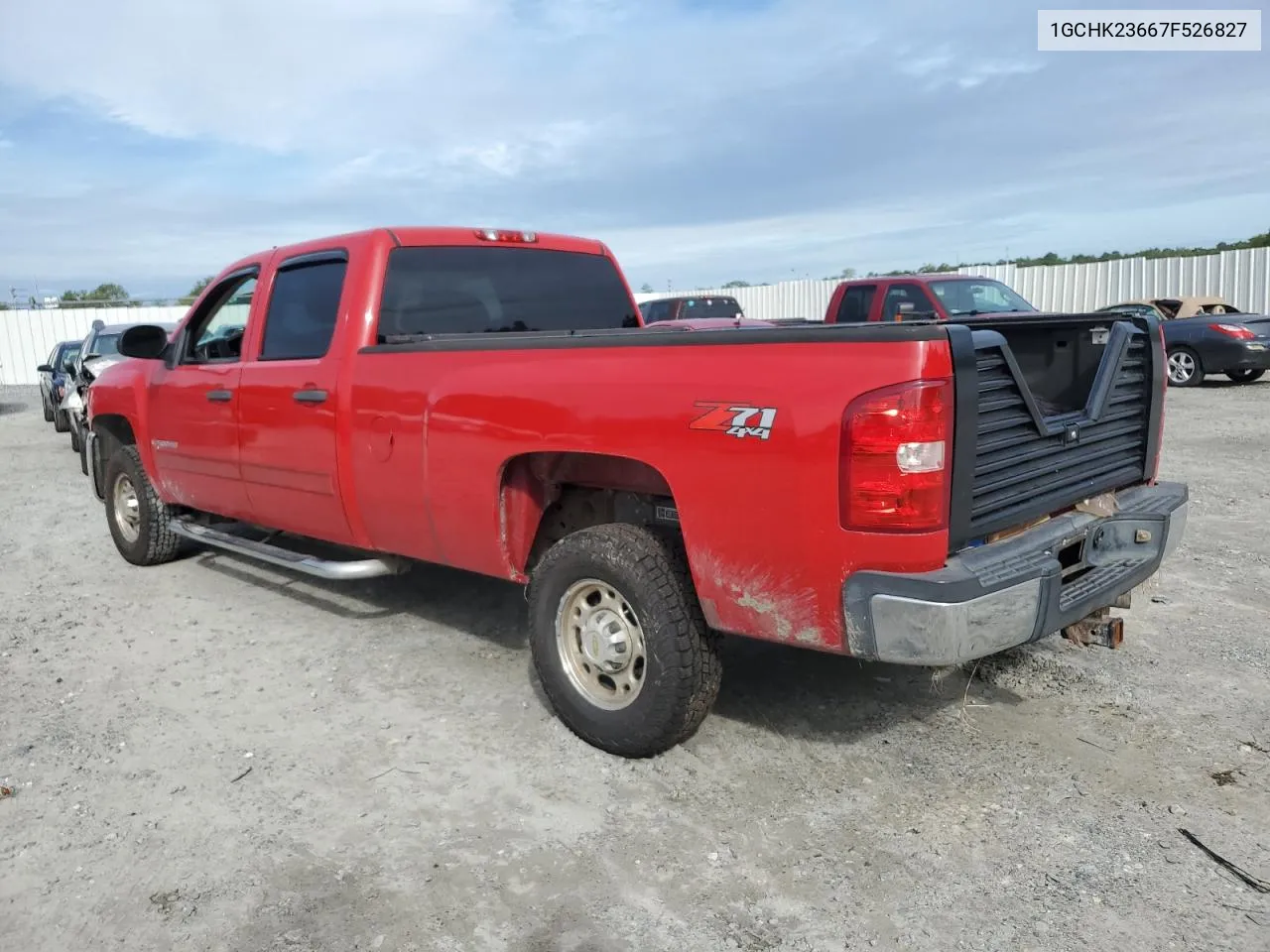 2007 Chevrolet Silverado K2500 Heavy Duty VIN: 1GCHK23667F526827 Lot: 70842224