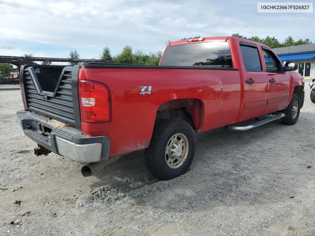 2007 Chevrolet Silverado K2500 Heavy Duty VIN: 1GCHK23667F526827 Lot: 70842224