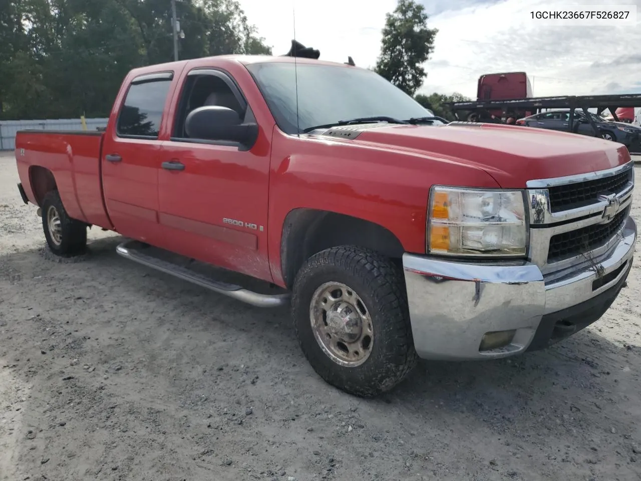 2007 Chevrolet Silverado K2500 Heavy Duty VIN: 1GCHK23667F526827 Lot: 70842224