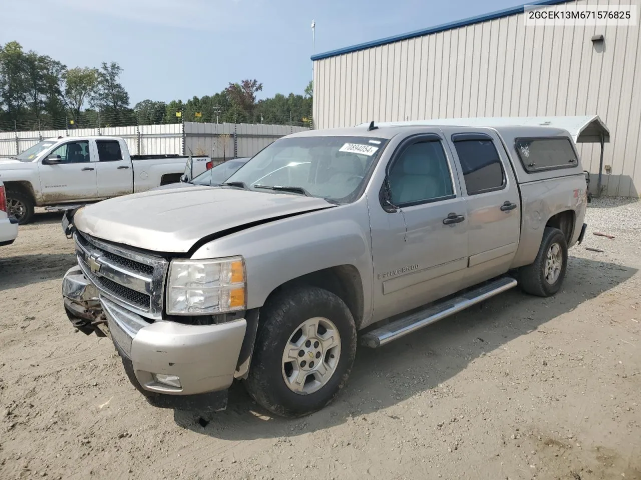 2007 Chevrolet Silverado K1500 Crew Cab VIN: 2GCEK13M671576825 Lot: 70894054