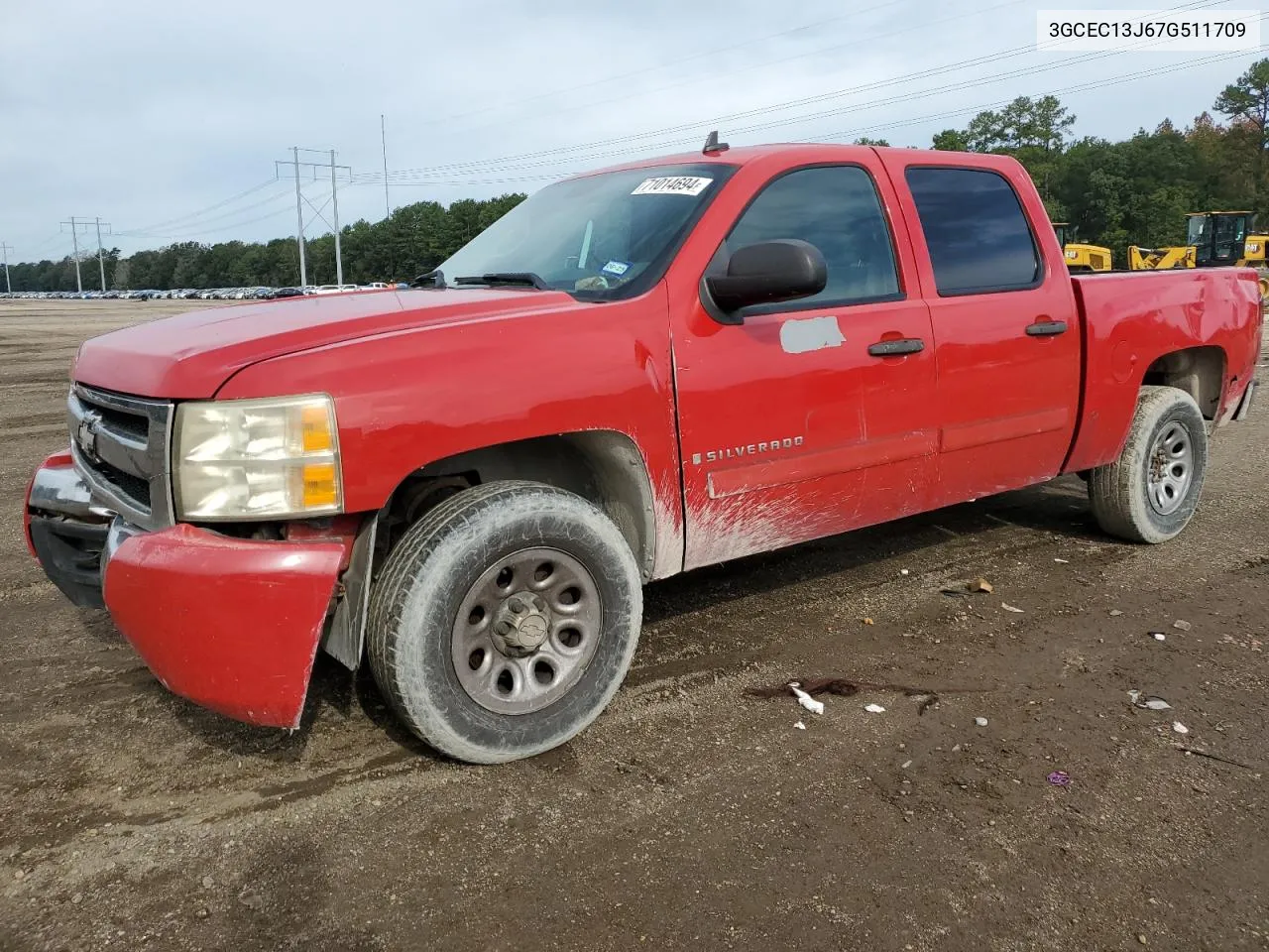 3GCEC13J67G511709 2007 Chevrolet Silverado C1500 Crew Cab