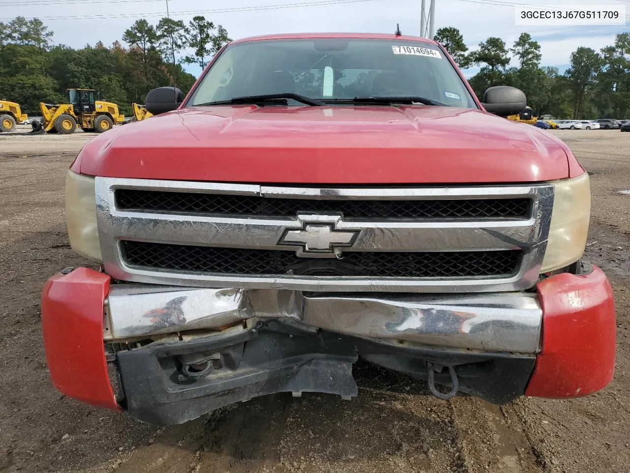 2007 Chevrolet Silverado C1500 Crew Cab VIN: 3GCEC13J67G511709 Lot: 71014694