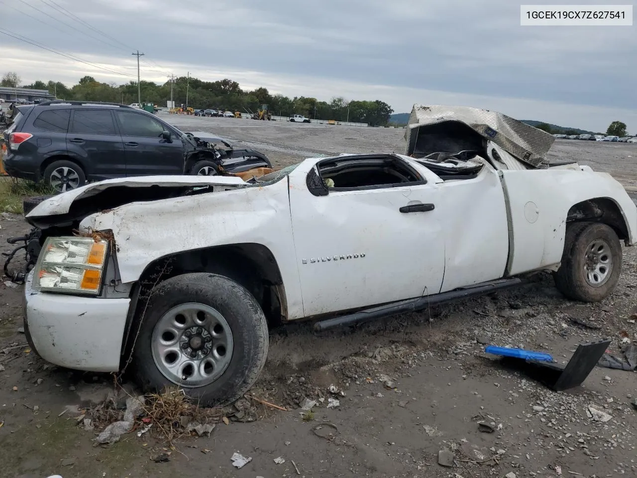 2007 Chevrolet Silverado K1500 VIN: 1GCEK19CX7Z627541 Lot: 71282704