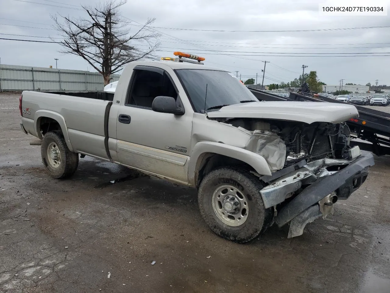 2007 Chevrolet Silverado K2500 Heavy Duty VIN: 1GCHK24D77E190334 Lot: 71284094