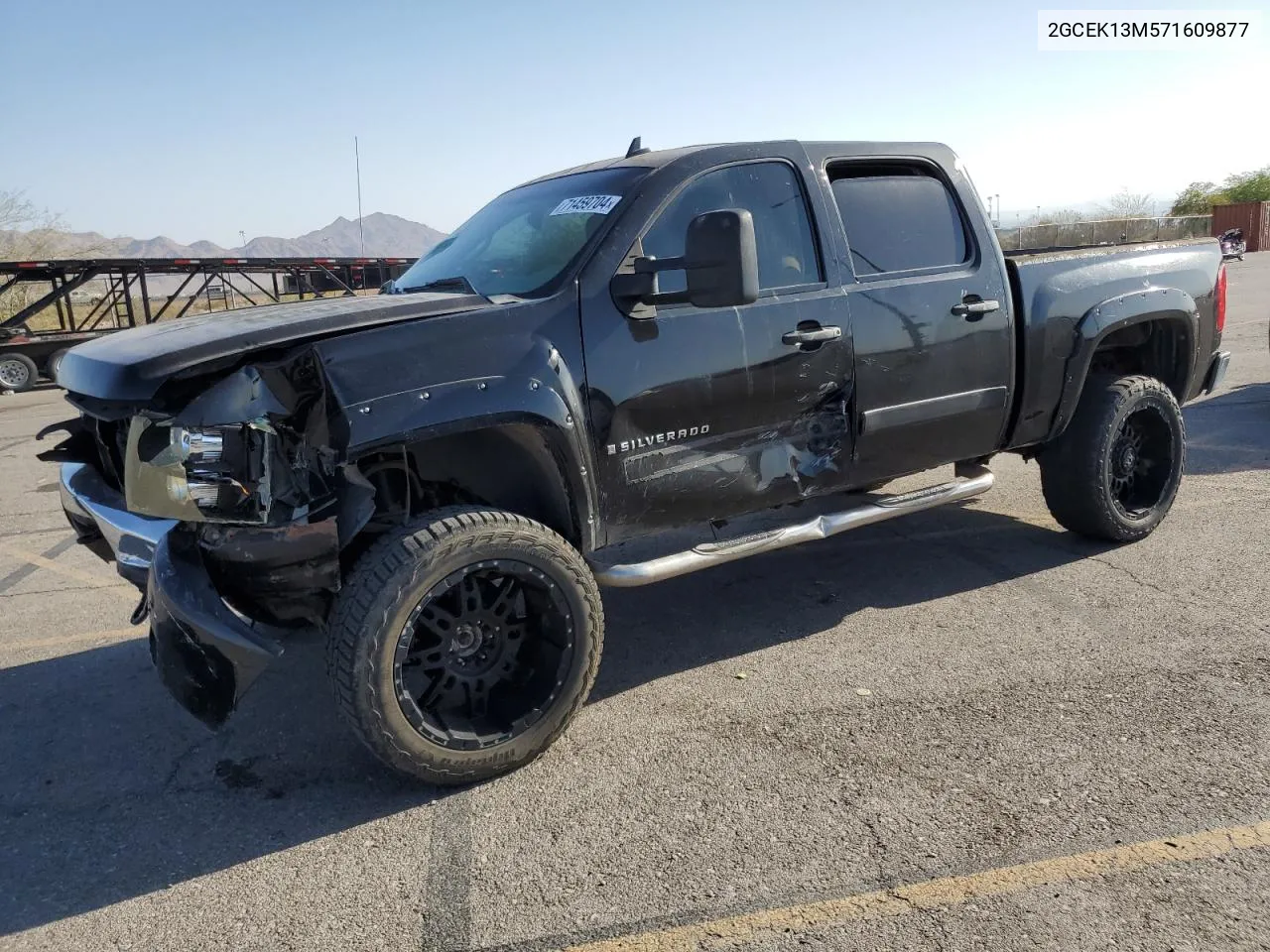 2007 Chevrolet Silverado K1500 Crew Cab VIN: 2GCEK13M571609877 Lot: 71459704