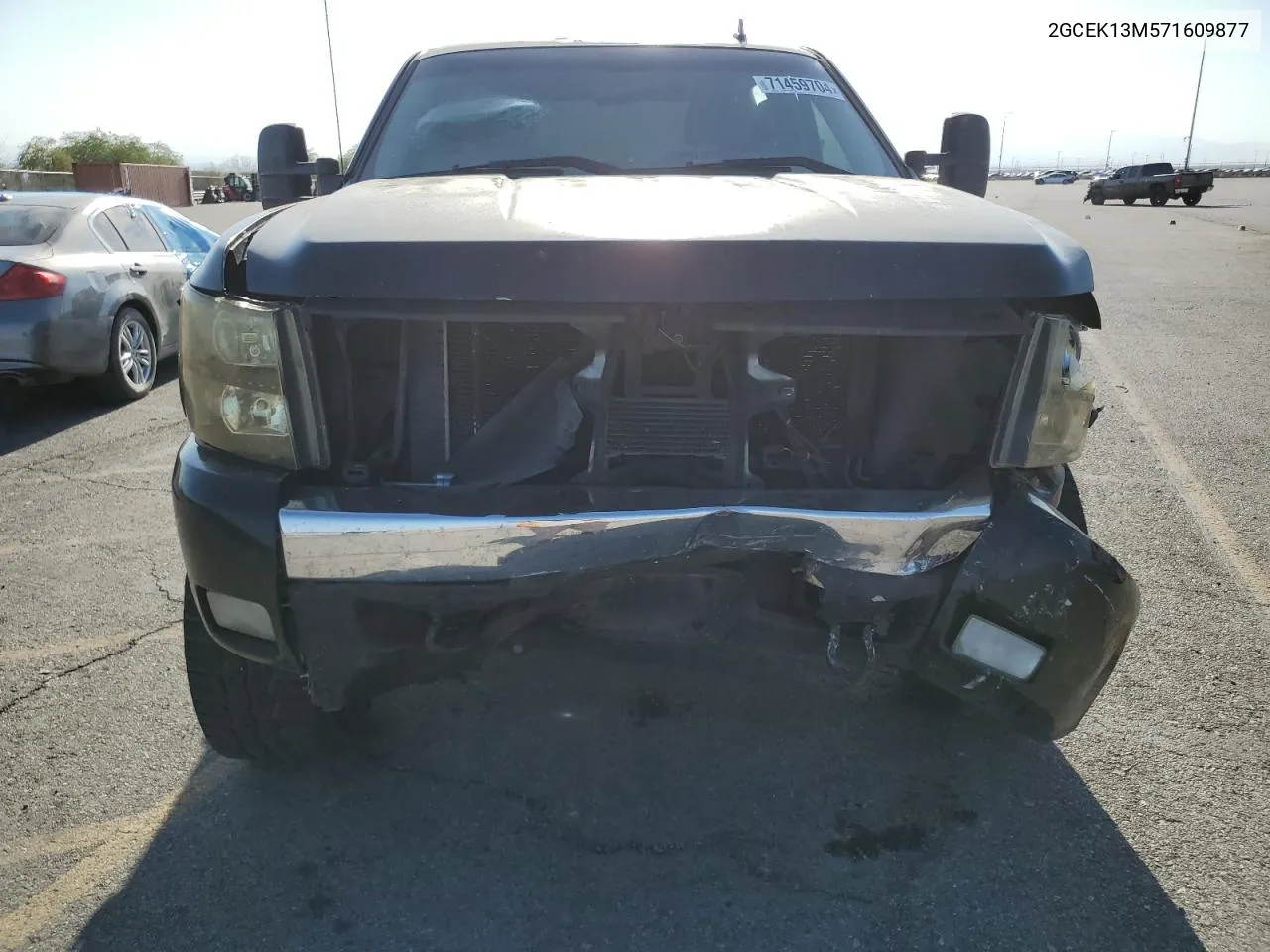 2007 Chevrolet Silverado K1500 Crew Cab VIN: 2GCEK13M571609877 Lot: 71459704