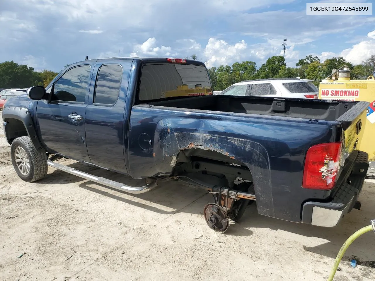 2007 Chevrolet Silverado K1500 VIN: 1GCEK19C47Z545899 Lot: 71570494