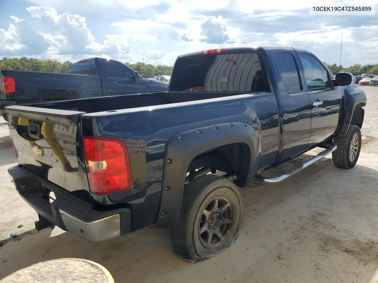 2007 Chevrolet Silverado K1500 VIN: 1GCEK19C47Z545899 Lot: 71570494