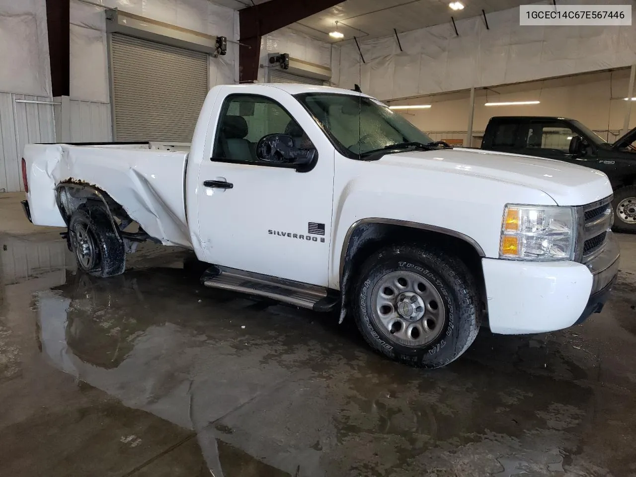 2007 Chevrolet Silverado C1500 VIN: 1GCEC14C67E567446 Lot: 71758054