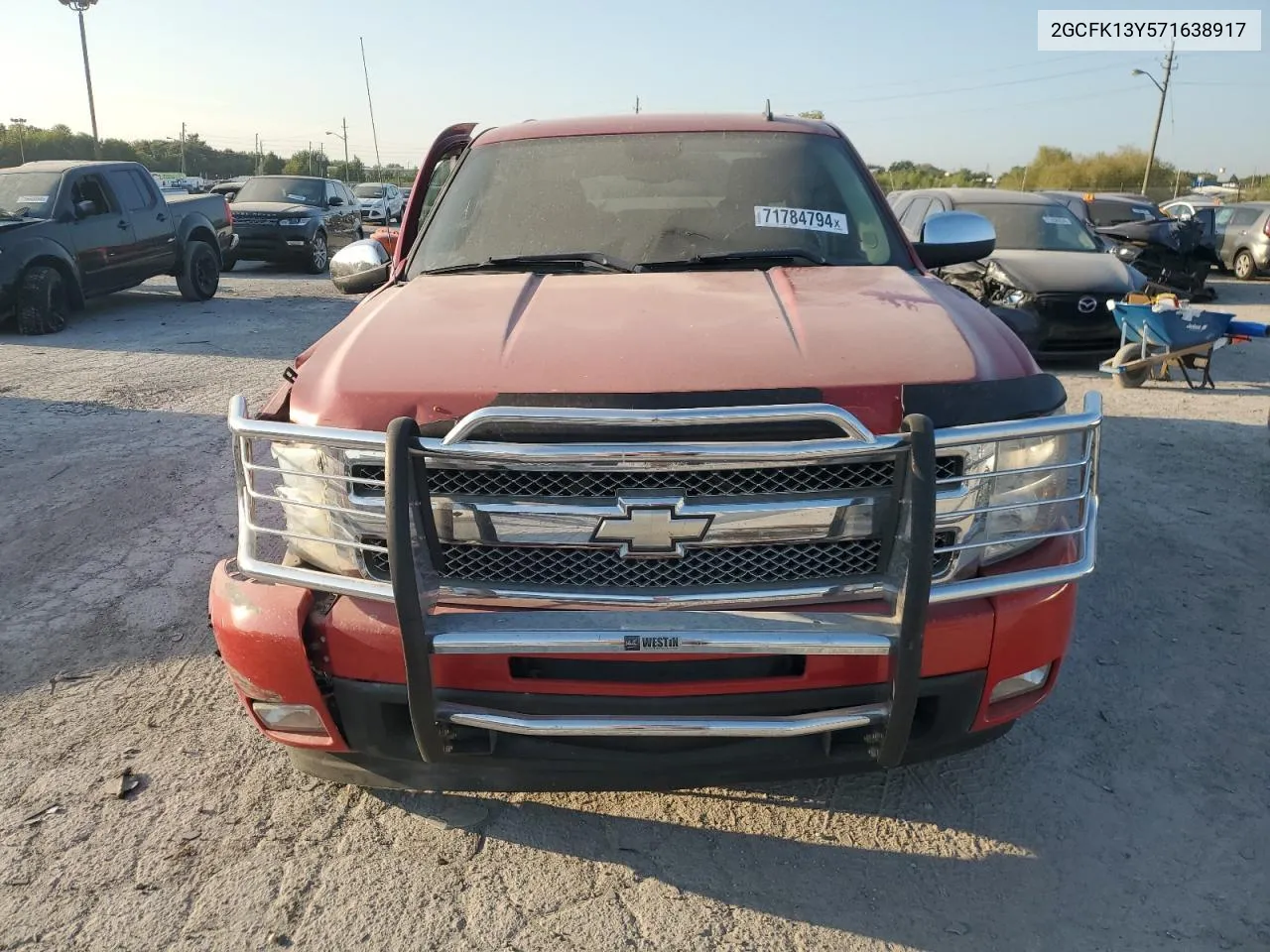 2007 Chevrolet Silverado K1500 Crew Cab VIN: 2GCFK13Y571638917 Lot: 71784794