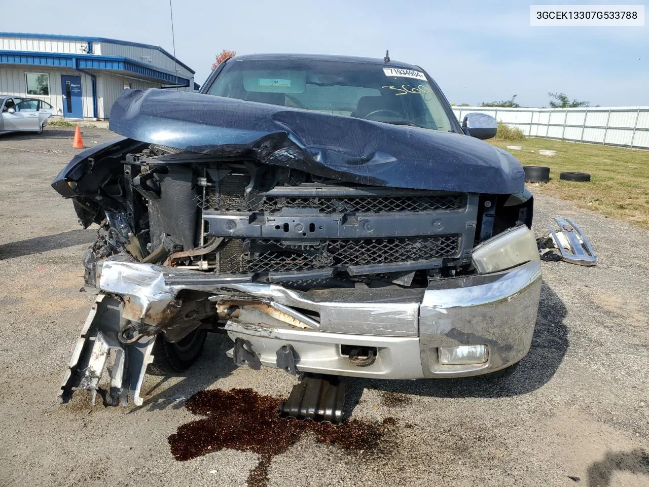 2007 Chevrolet Silverado K1500 Crew Cab VIN: 3GCEK13307G533788 Lot: 71934904