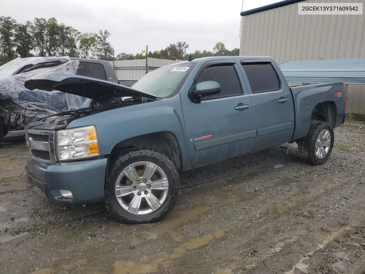 2007 Chevrolet Silverado K1500 Crew Cab VIN: 2GCEK13Y371609542 Lot: 71938224