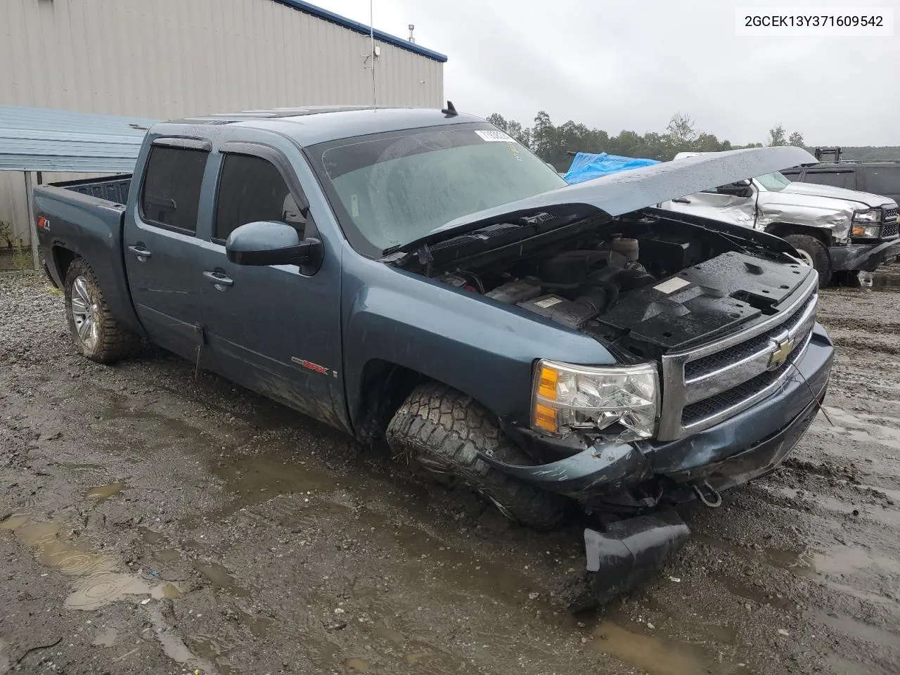 2007 Chevrolet Silverado K1500 Crew Cab VIN: 2GCEK13Y371609542 Lot: 71938224