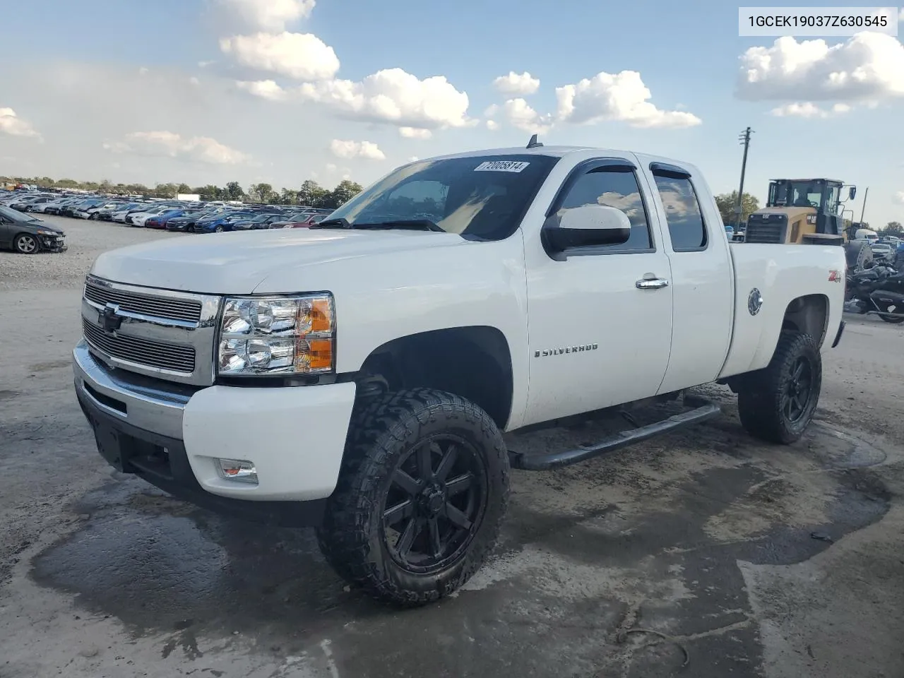 2007 Chevrolet Silverado K1500 VIN: 1GCEK19037Z630545 Lot: 72005814