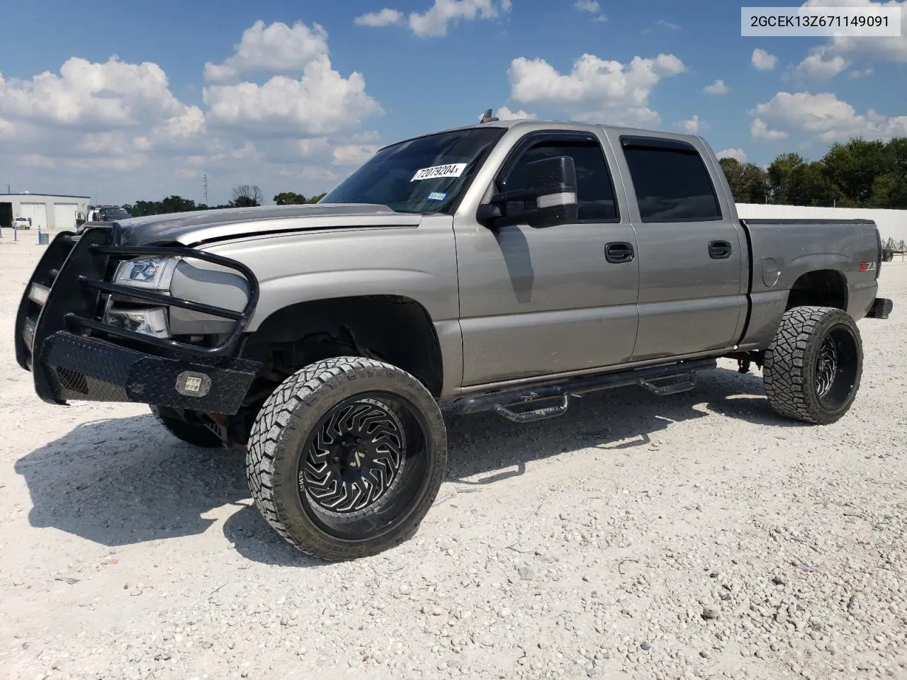 2007 Chevrolet Silverado K1500 Classic Crew Cab VIN: 2GCEK13Z671149091 Lot: 72079204