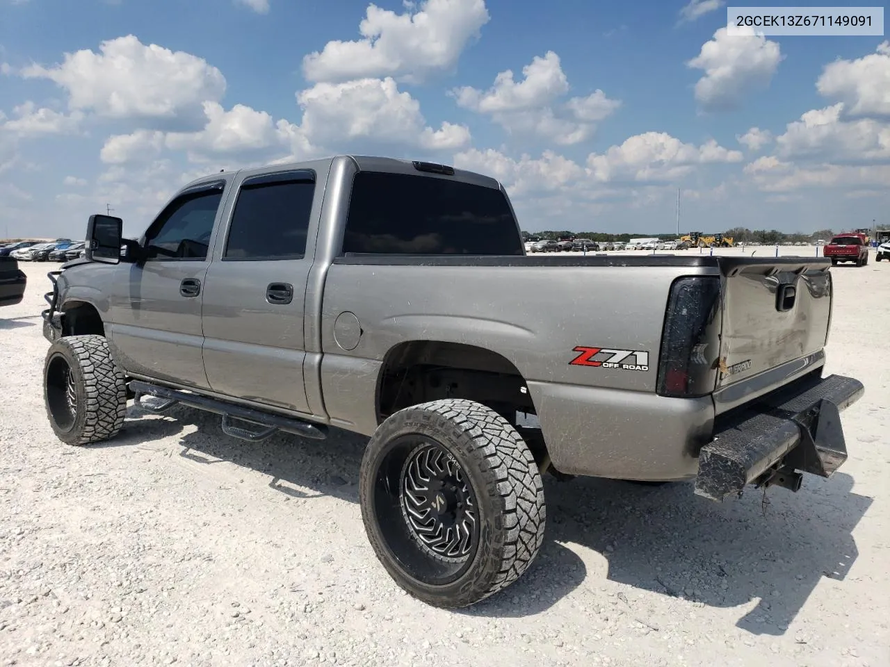 2007 Chevrolet Silverado K1500 Classic Crew Cab VIN: 2GCEK13Z671149091 Lot: 72079204