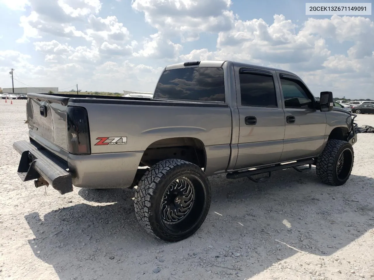 2007 Chevrolet Silverado K1500 Classic Crew Cab VIN: 2GCEK13Z671149091 Lot: 72079204