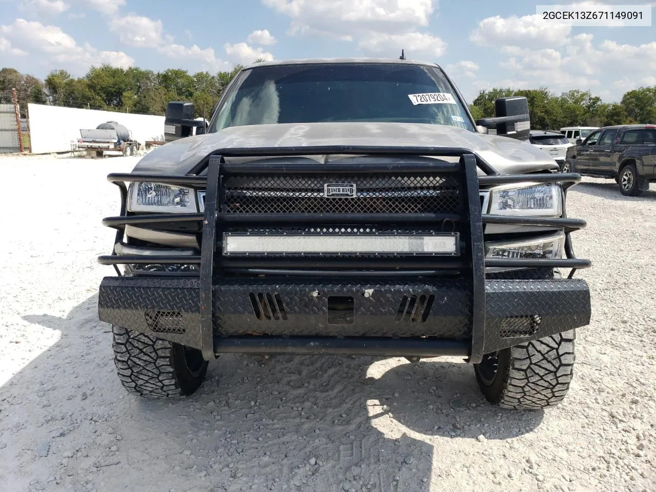 2007 Chevrolet Silverado K1500 Classic Crew Cab VIN: 2GCEK13Z671149091 Lot: 72079204