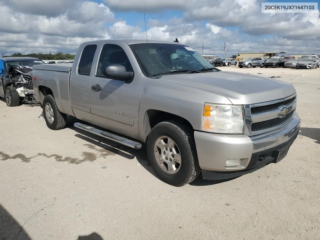 2007 Chevrolet Silverado K1500 VIN: 2GCEK19JX71647103 Lot: 72085764