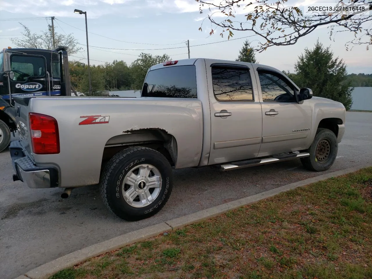 2007 Chevrolet Silverado C1500 Crew Cab VIN: 2GCEC13J271616448 Lot: 72219264